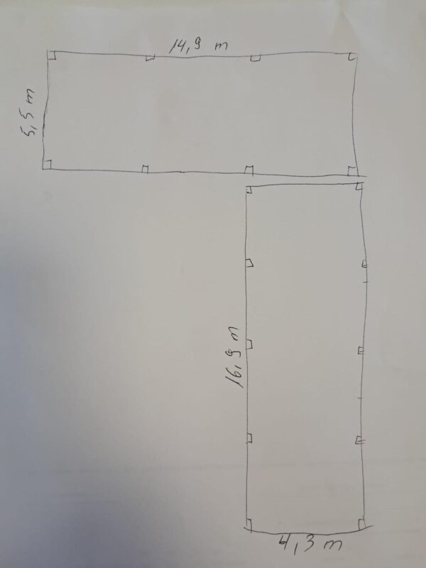 2 x Stahlbaulagerbühne, ca 82 und 72m2, Höhe OK: 2,54m, mit Spanplatte – Bild 17