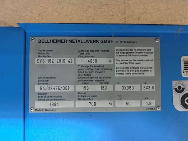 1 - 2 Stück Lagerpaternoster, Kardex, 170kg / Gondel, 4,40m hoch, 27 / 28 Gondeln lagertechnik