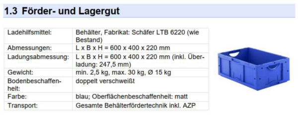 AKL, Pufferlager / Auftragszusammenführungspuffer (AZP) 1 Gasse, Stow, Hubbalken-Regalbediengerät, ca. 1.286 Kisten-Plätze – Bild 5