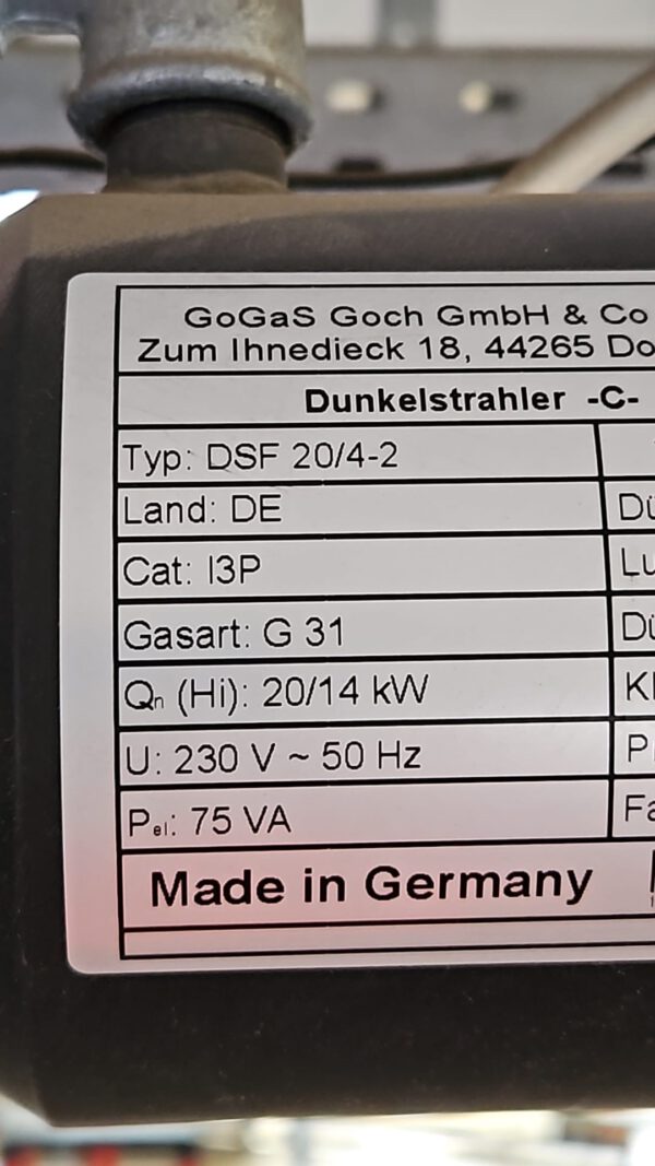 6x Gogas Dunkelstrahler DSF-C,  – Bild 7