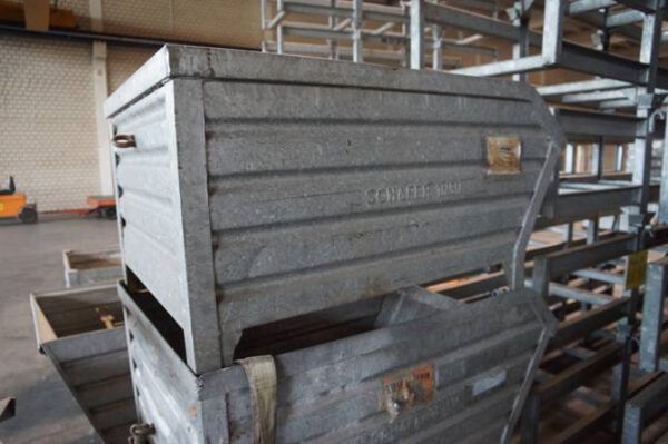 3 St. Stapelbehälter, Großbehälter, Transport- und Stapelbehälter Serie LF, L 1200/1000 x B 800 x H 610 mm, SSI Schäfer - gebraucht- : lagertechnik